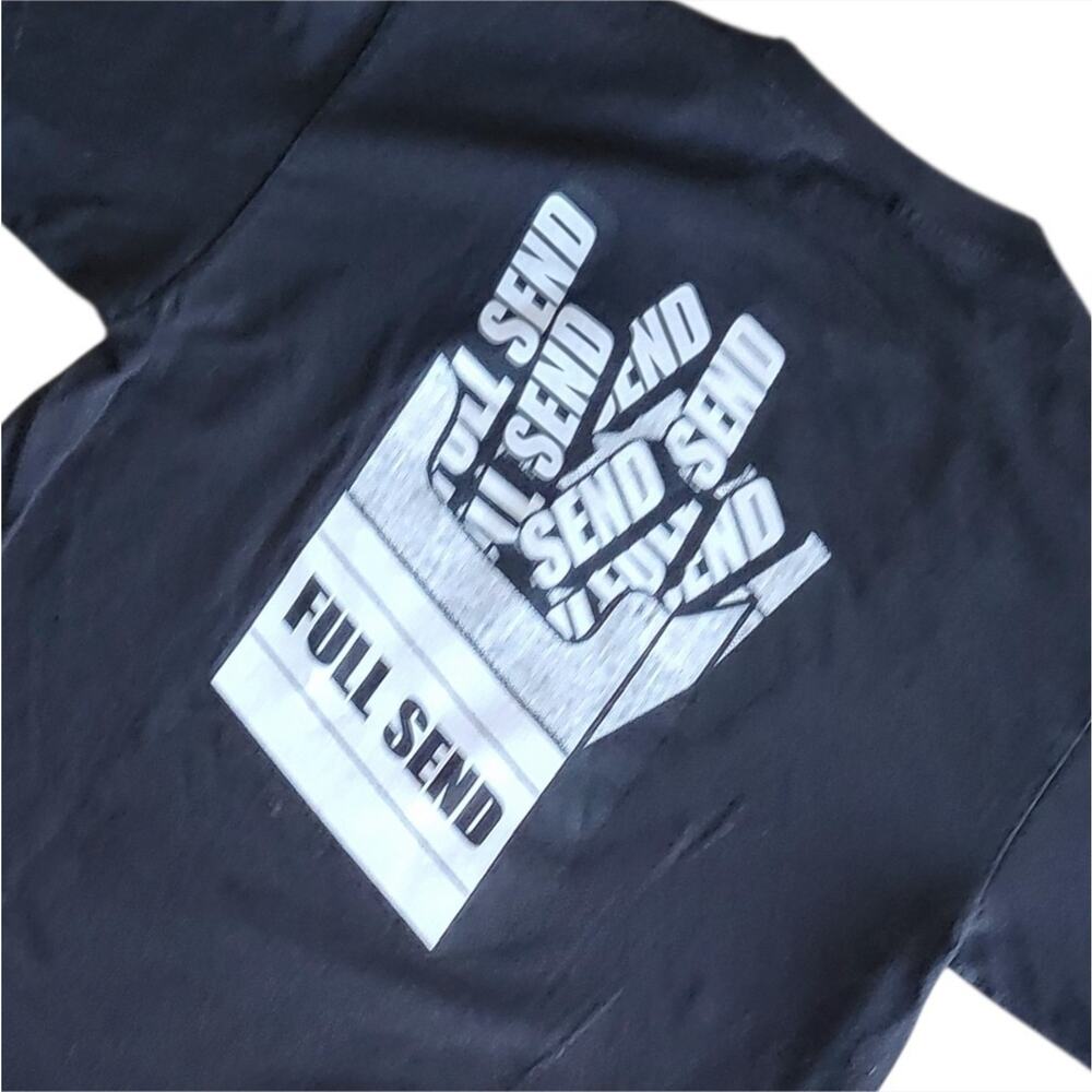 Full Send Dart Pack Tee from Nelk Boys 2020 Limited Edition Front Back Graphic M